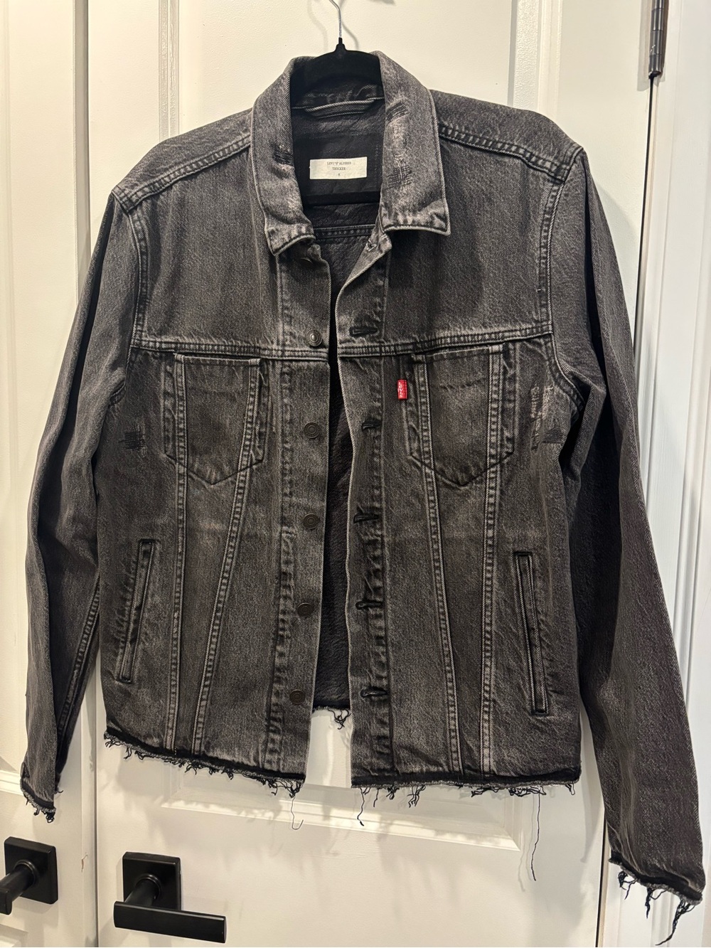Levi's Black Washed Denim Jacket